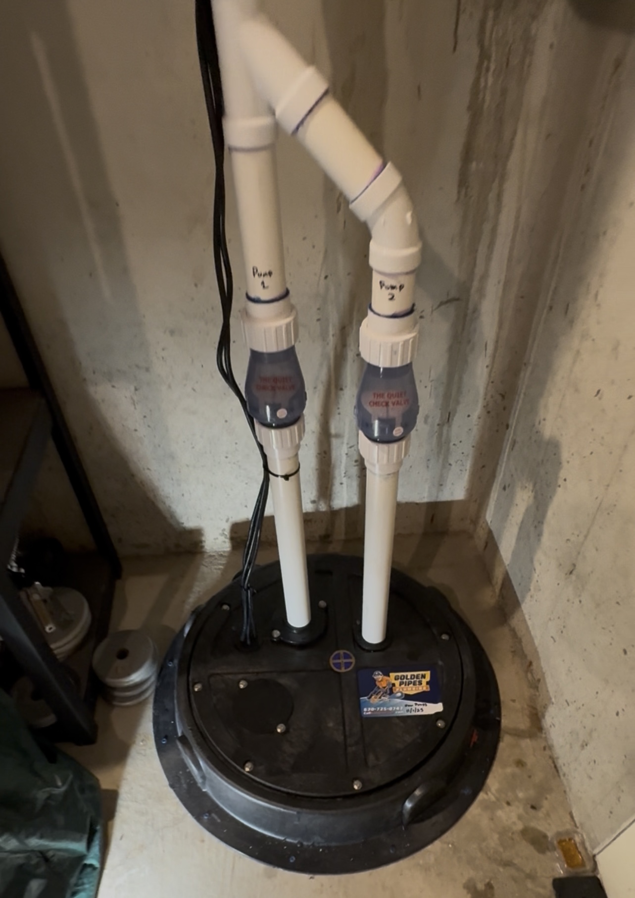 Double Sump Pump System Installation in Hinsdale, IL